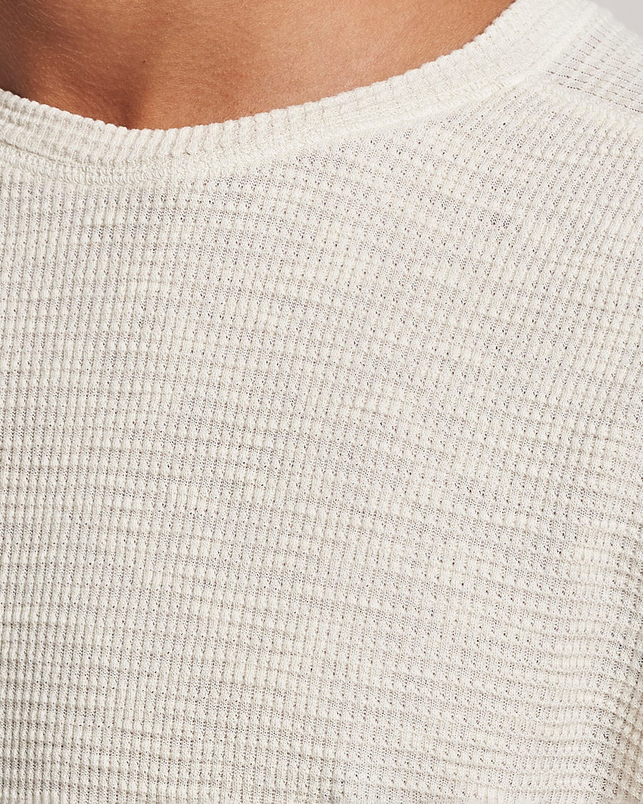 Herren | Pullover | RRL | Long Sleeve Henley Paper White