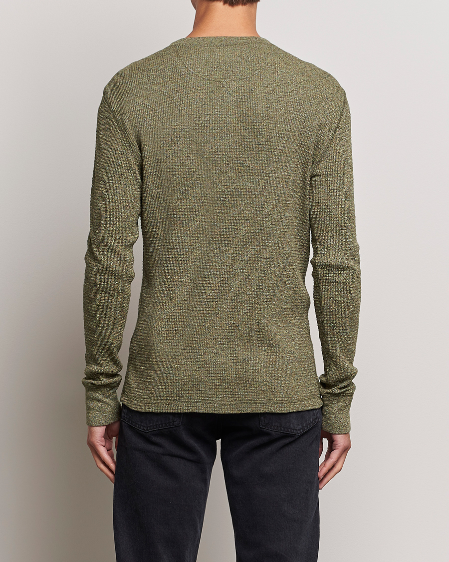 Herren | Pullover | RRL | Long Sleeve Henley Olive