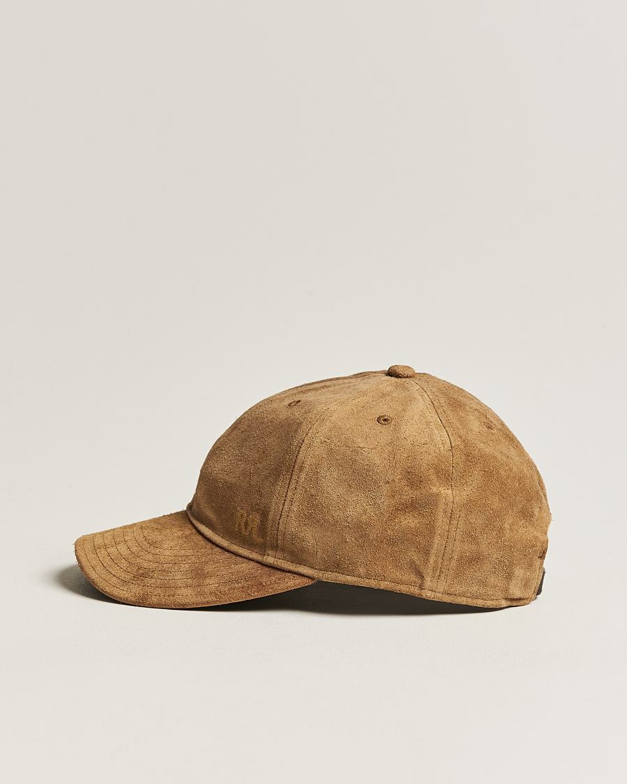 Herren | RRL Rough Out Baseball Cap Brown | RRL | Rough Out Baseball Cap Brown