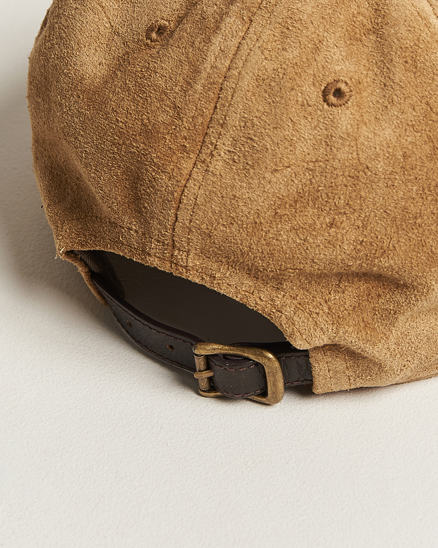 Herren | RRL Rough Out Baseball Cap Brown | RRL | Rough Out Baseball Cap Brown