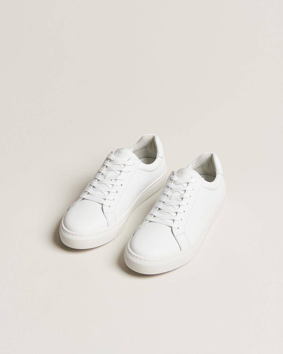 Herren |  | Samsøe & Samsøe | Saharry Leather Sneakers White