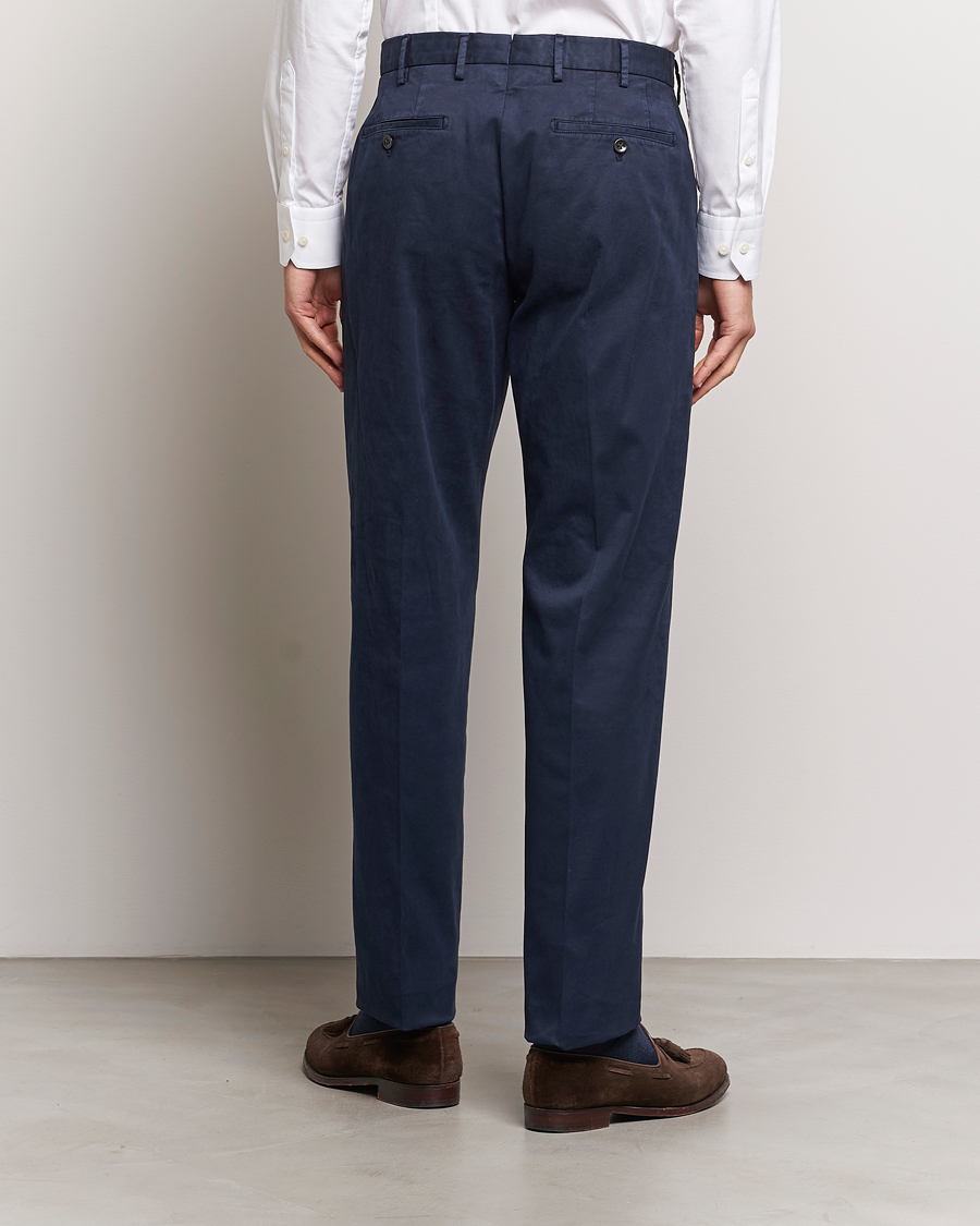Herren | Hosen | Incotex | Straight Fit Cotton Chinos Navy