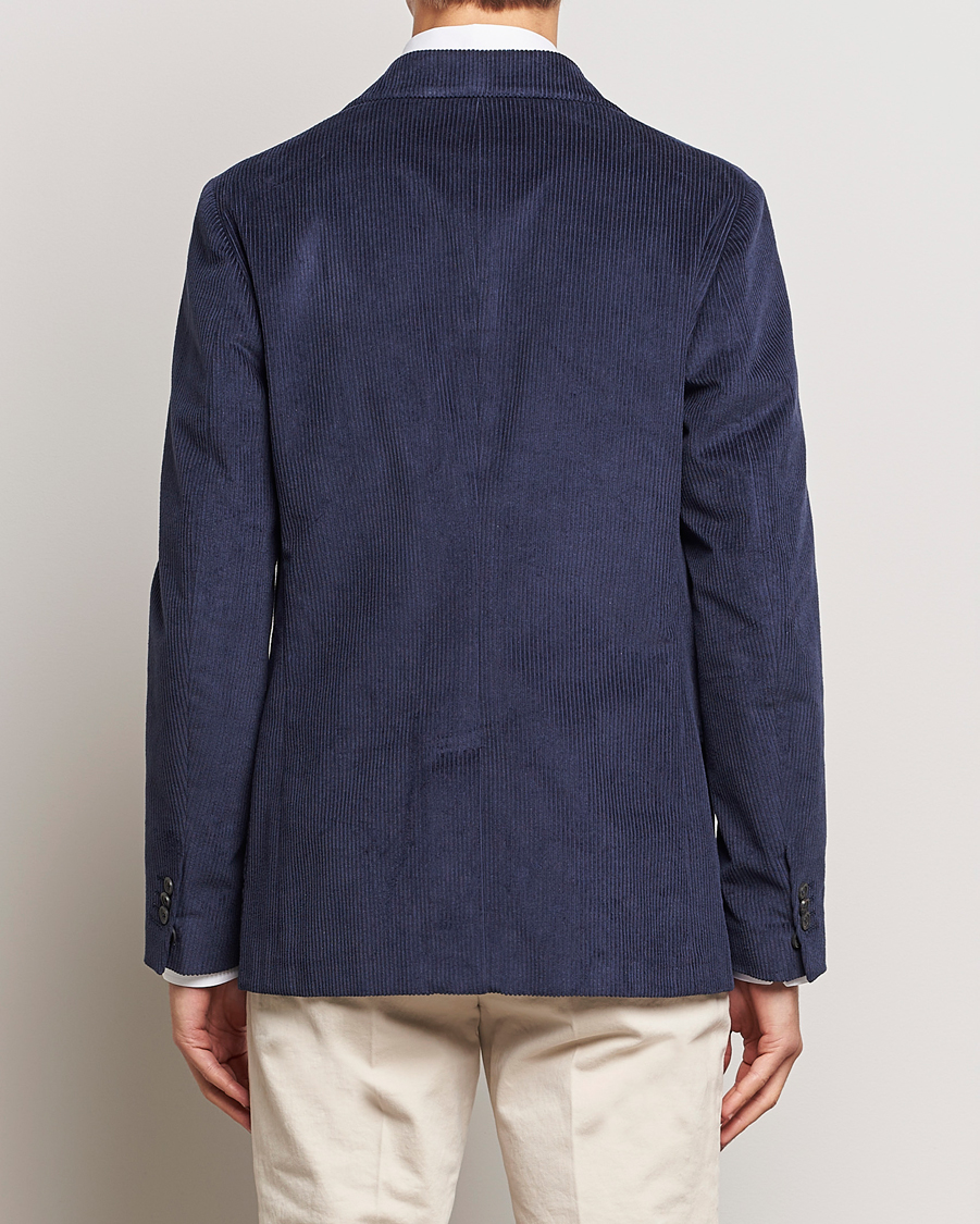 Herren | Sakkos | Incotex | Montedoro Unconstructed Corduroy Blazer Navy