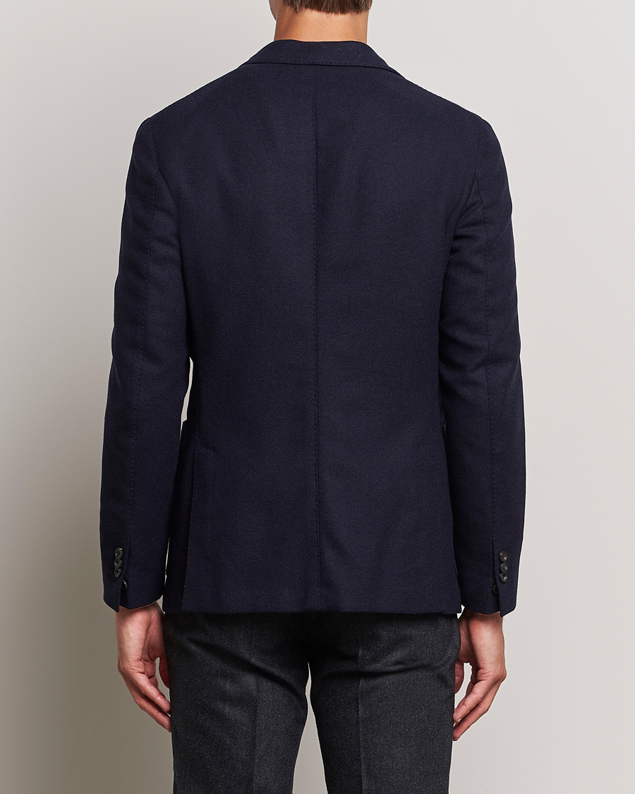 Herren | Sakkos | Incotex | Montedoro Unconstructed Wool/Cashmere Blazer Navy