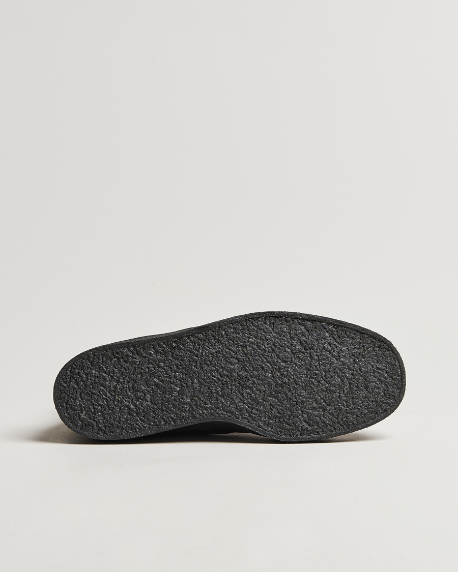Herren | Boots | Sanders | Sherling Lined Suede Curling Boot Black