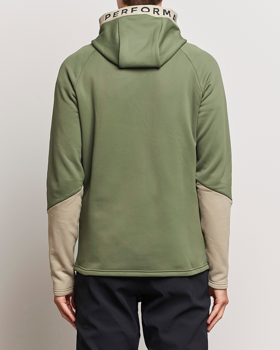 Herren | Pullover | Peak Performance | Rider Hooded Full Zip Pine Needle/Avid Beige