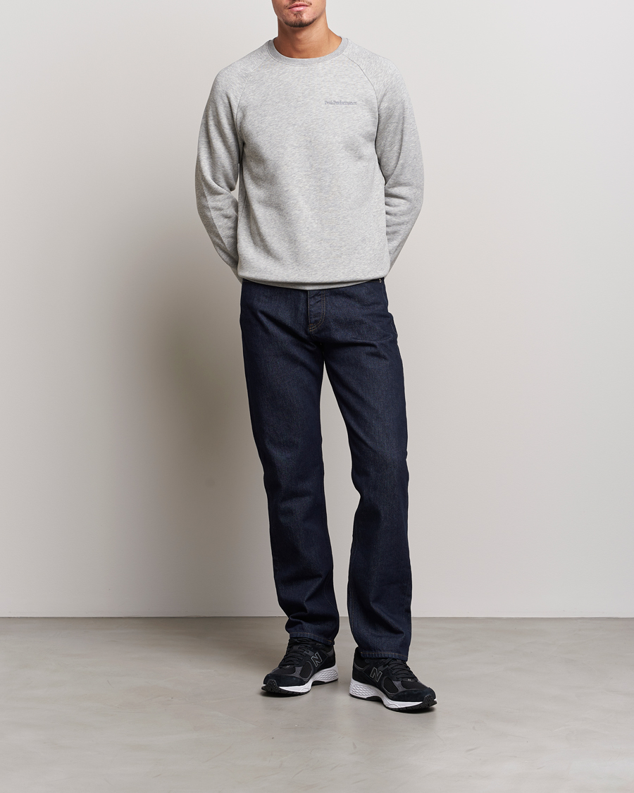 Herren | Pullover | Peak Performance | Original Logo Crew Neck Sweatshirt Grey Melange