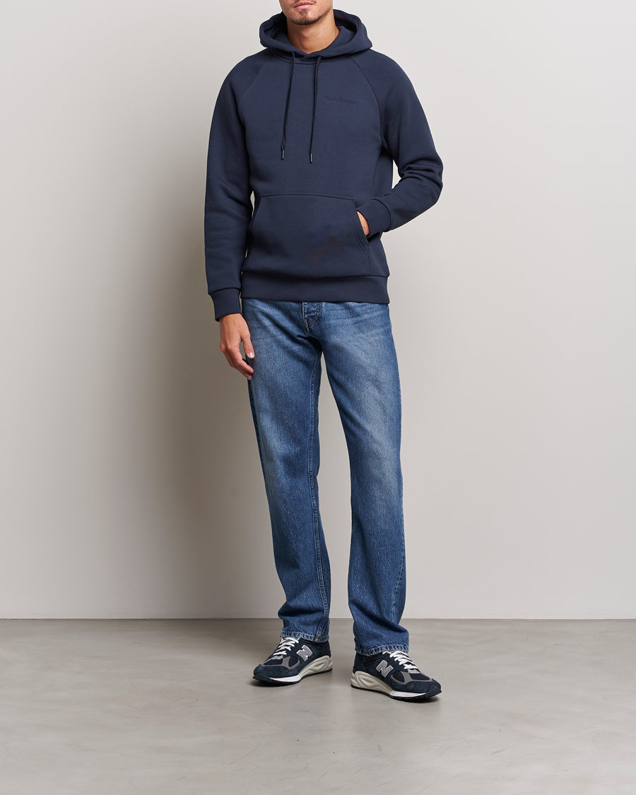 Herren | Pullover | Peak Performance | Original Logo Hoodie Blue Shadow