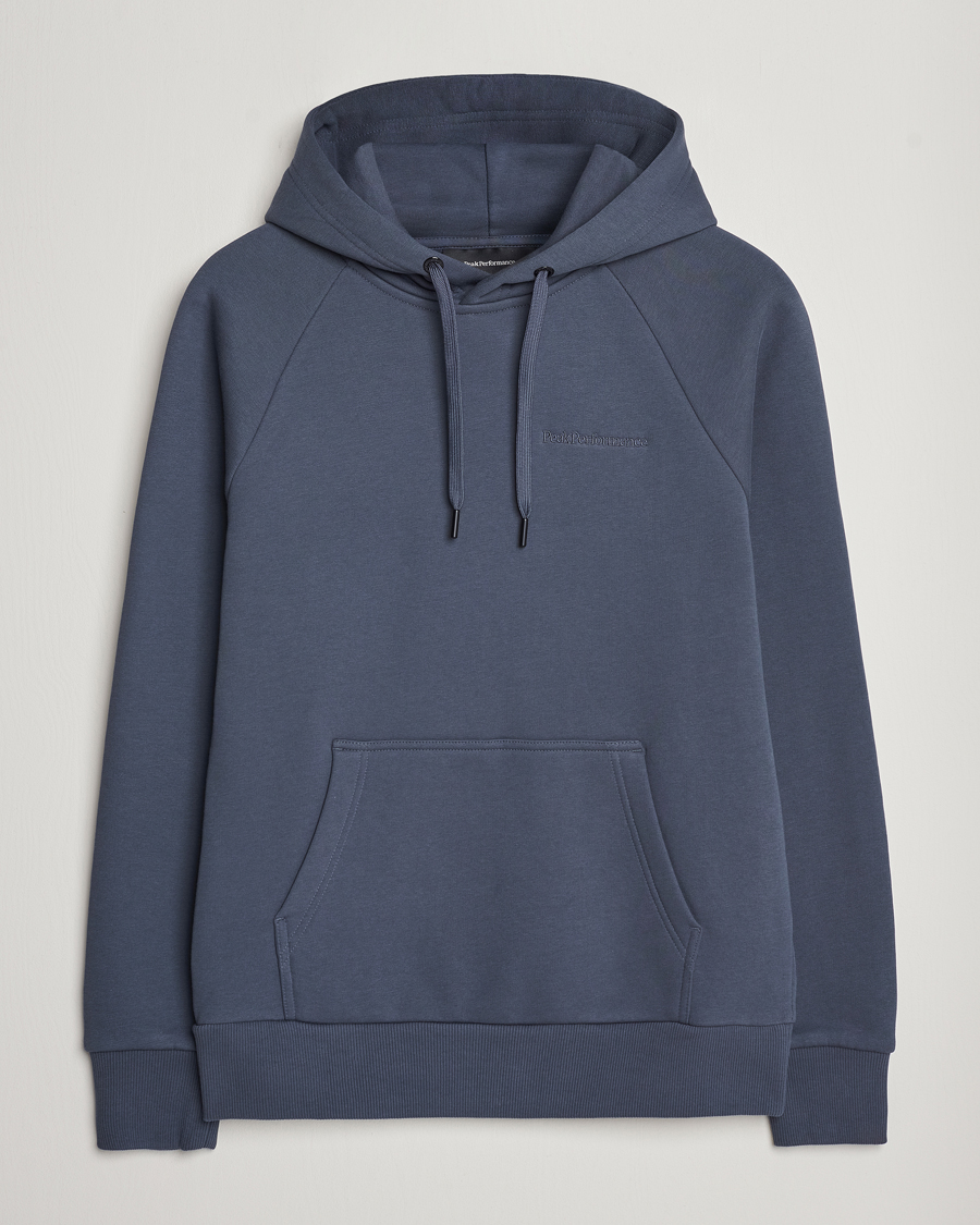 Herren | Pullover | Peak Performance | Original Logo Hoodie Omber Blue