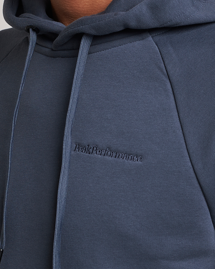Herren | Pullover | Peak Performance | Original Logo Hoodie Omber Blue