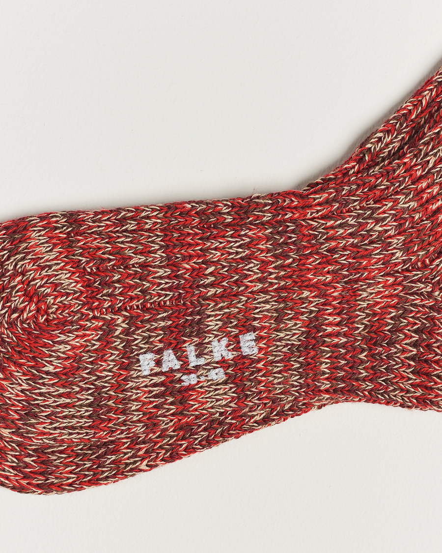 Herren | Falke | Falke | Brooklyn Cotton Sock Red Flesh