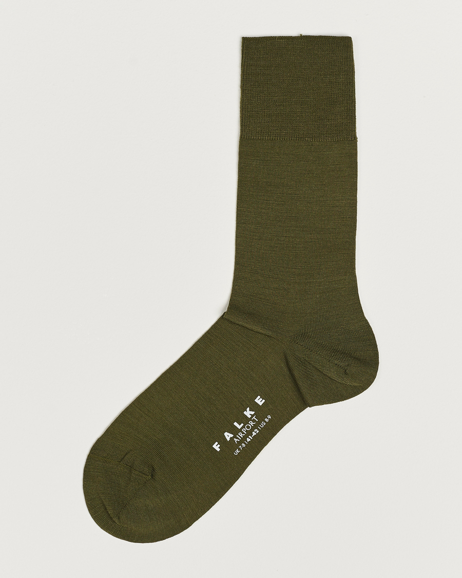 Herren | Unterwäsche | Falke | Airport Socks Artichoke Green