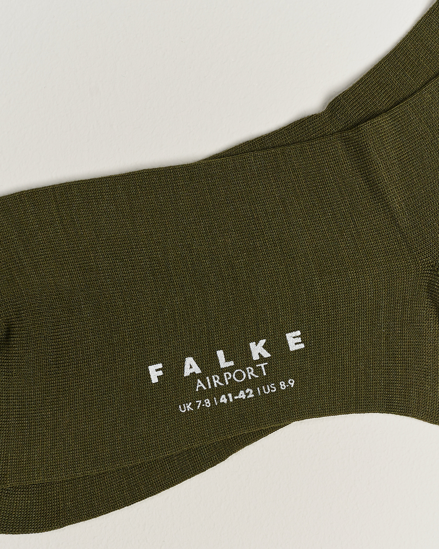 Herren | Unterwäsche | Falke | Airport Socks Artichoke Green