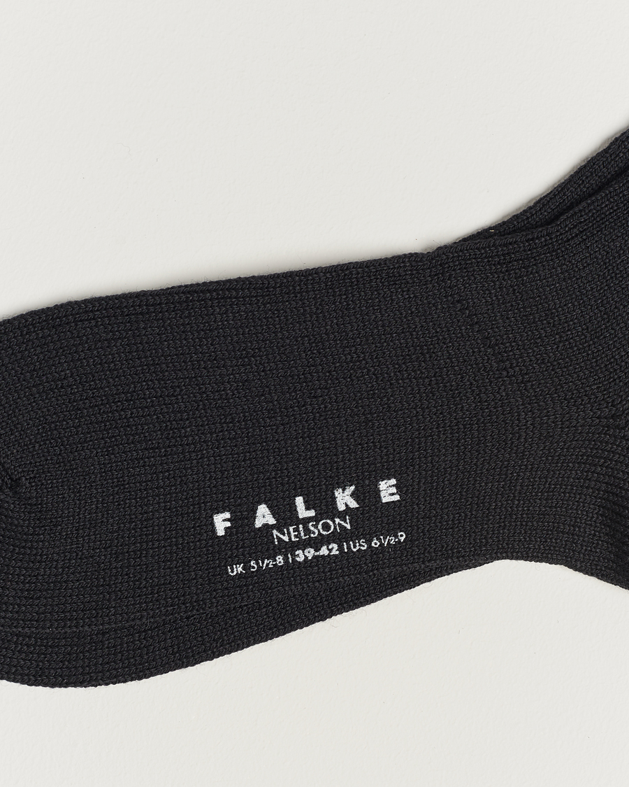 Herren |  | Falke | Nelson Wool Boot Sock Black