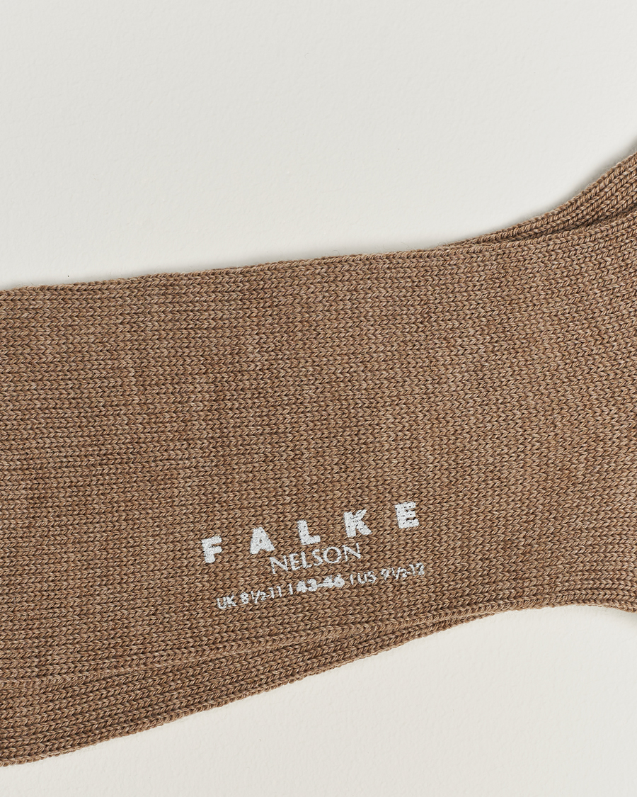Herren |  | Falke | Nelson Wool Boot Sock Nutmeg Melange