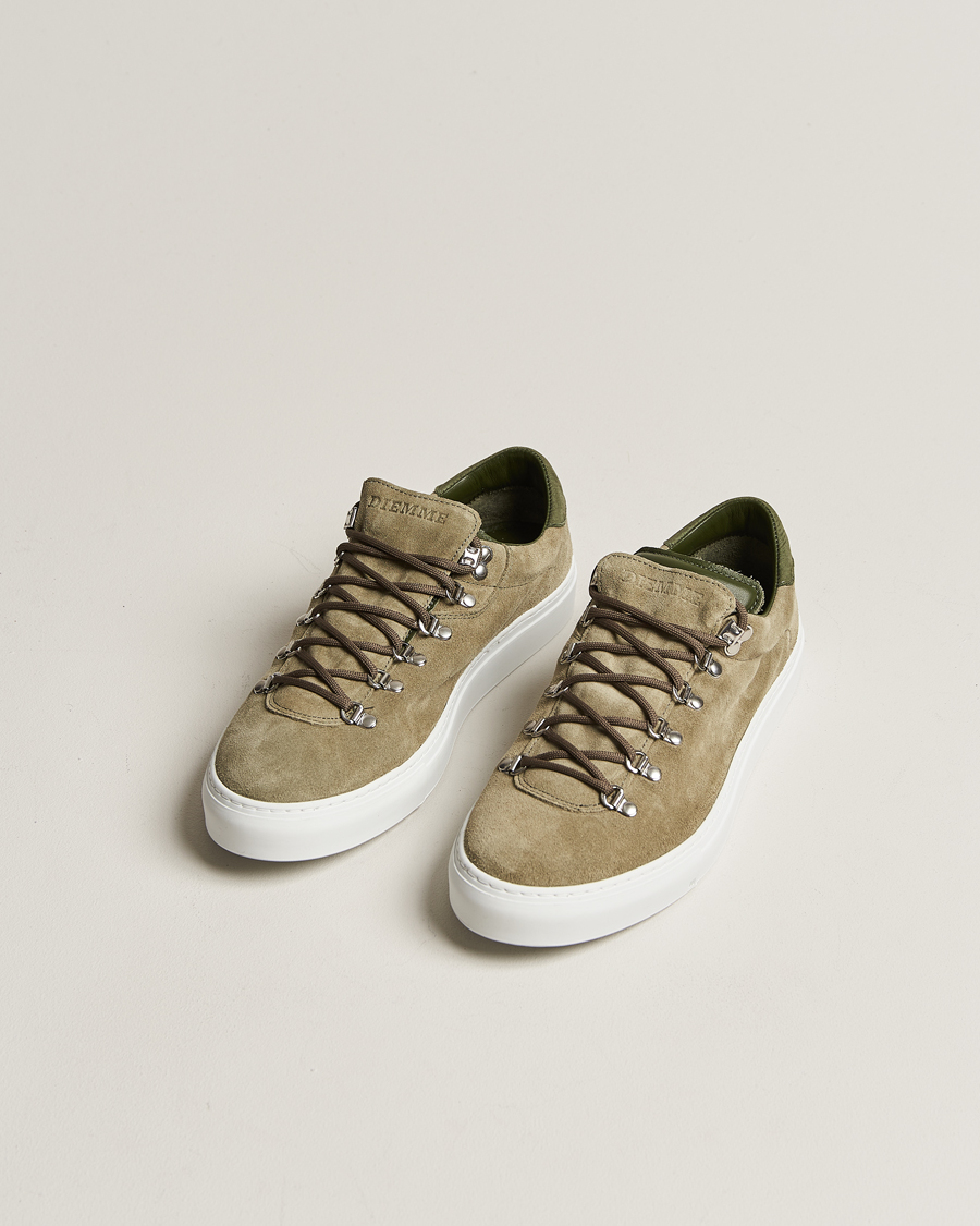Herren | Diemme Marostica Low Sneaker Olive Suede | Diemme | Marostica Low Sneaker Olive Suede
