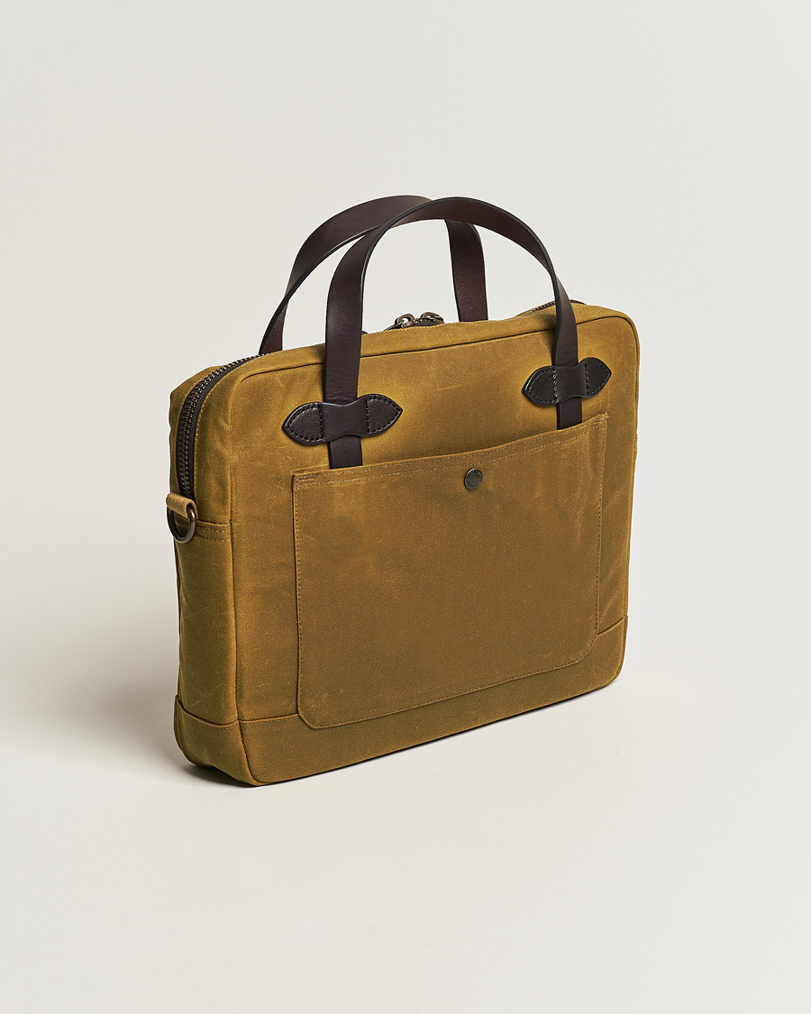Herren | American Heritage | Filson | Tin Cloth Compact Briefcase Dark Tan