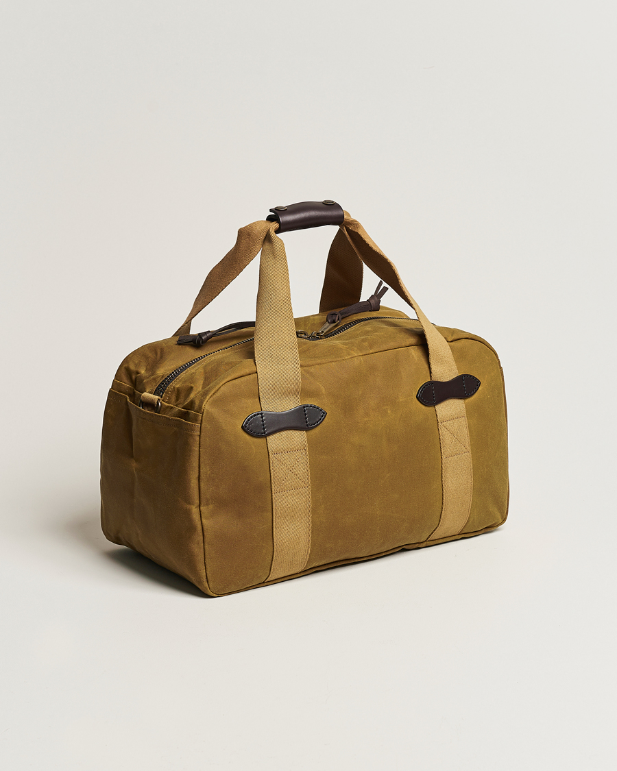 Herren | Filson Tin Cloth Small Duffle Bag Dark Tan | Filson | Tin Cloth Small Duffle Bag Dark Tan