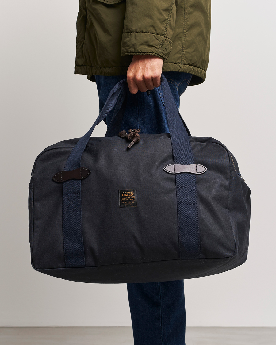 Herren | Filson Tin Cloth Medium Duffle Bag Navy | Filson | Tin Cloth Medium Duffle Bag Navy