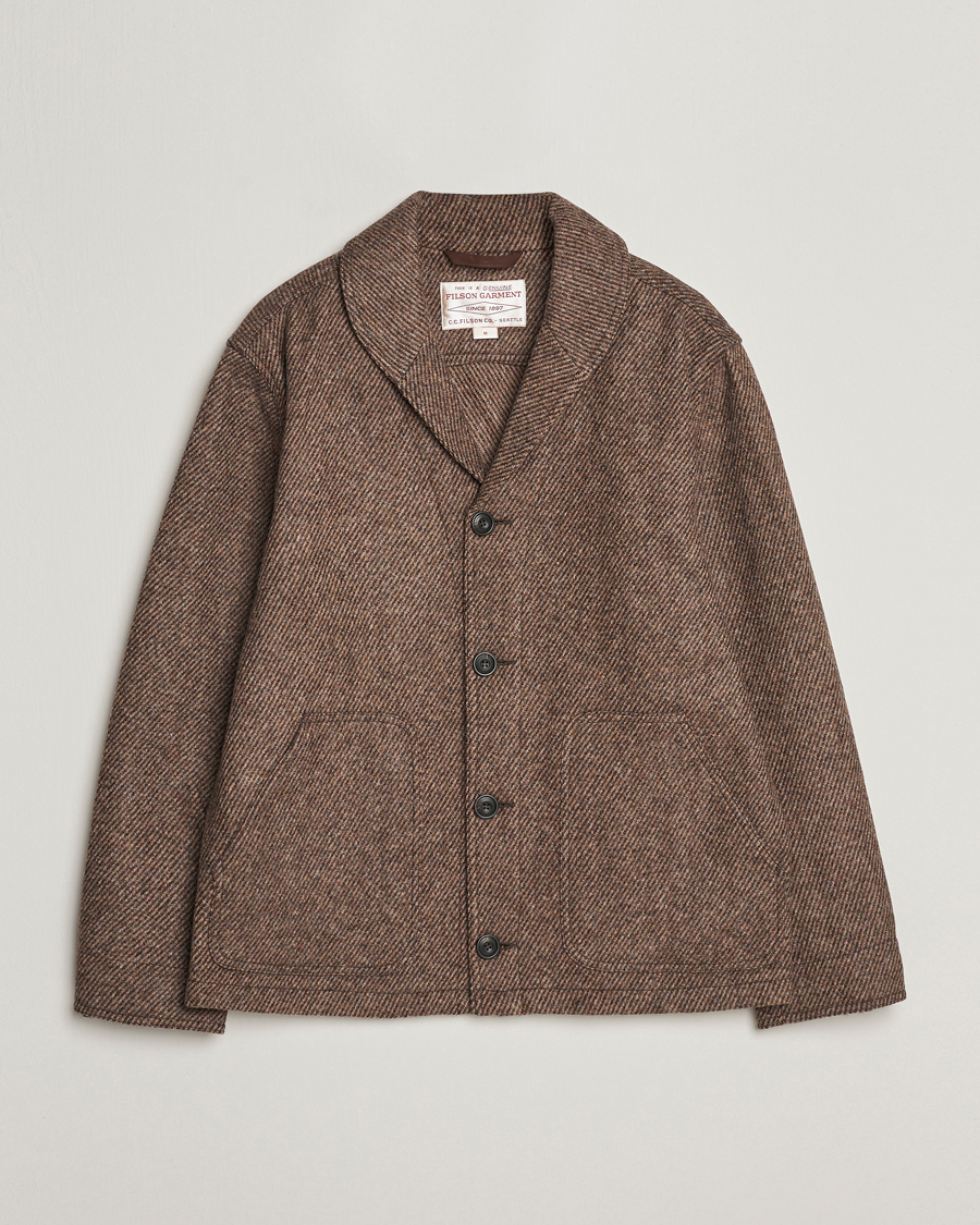 Herren | Jacken | Filson | Decatur Island Wool Jacket Natural Brown