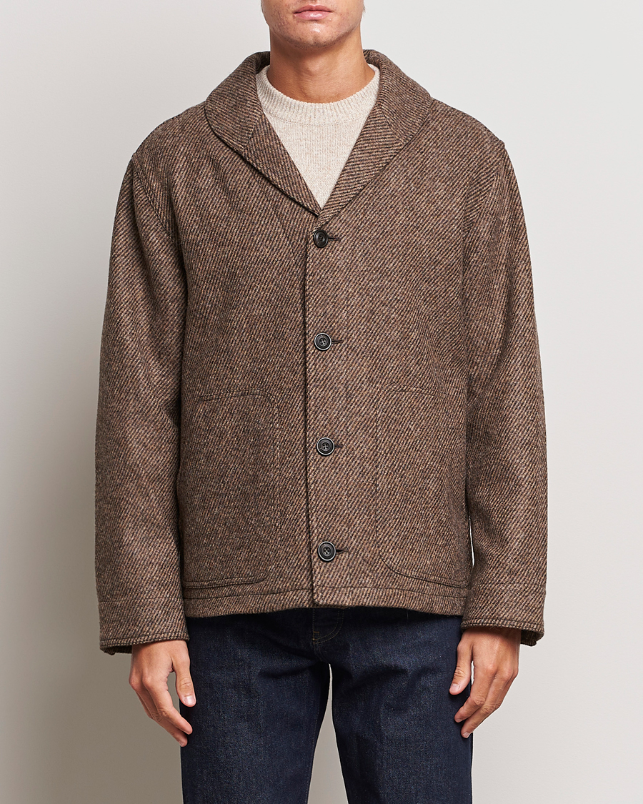 Herren | Jacken | Filson | Decatur Island Wool Jacket Natural Brown