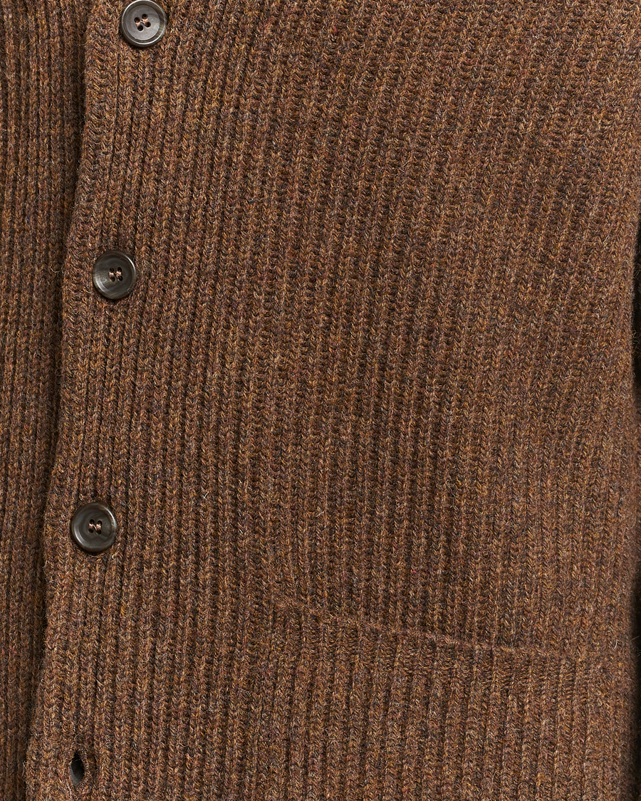 Herren | Pullover | Filson | Bristol Wool Cardigan Brown Heather