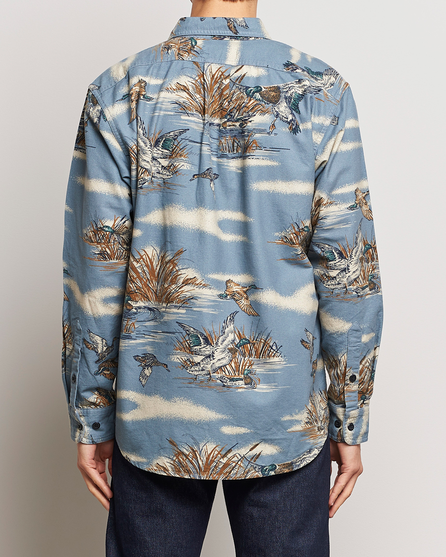 Herren | Hemden | Filson | Field Flannel Shirt Marsh Scenic/Blue