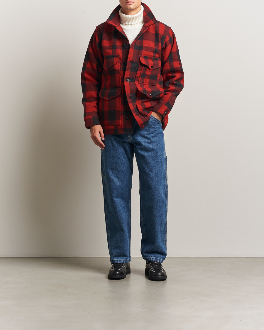 Herren | Jacken | Filson | Mackinaw Wool Cruiser Brick Red