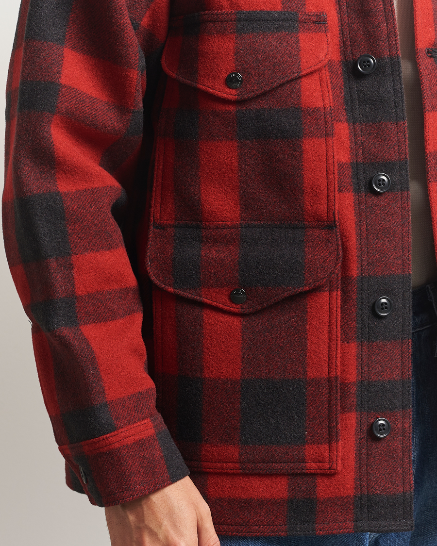 Herren | Jacken | Filson | Mackinaw Wool Cruiser Brick Red