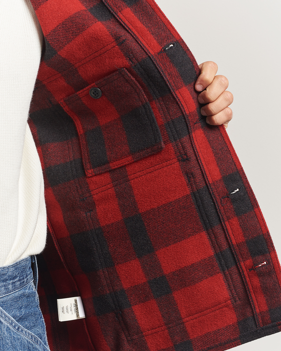 Herren | Jacken | Filson | Mackinaw Wool Cruiser Brick Red