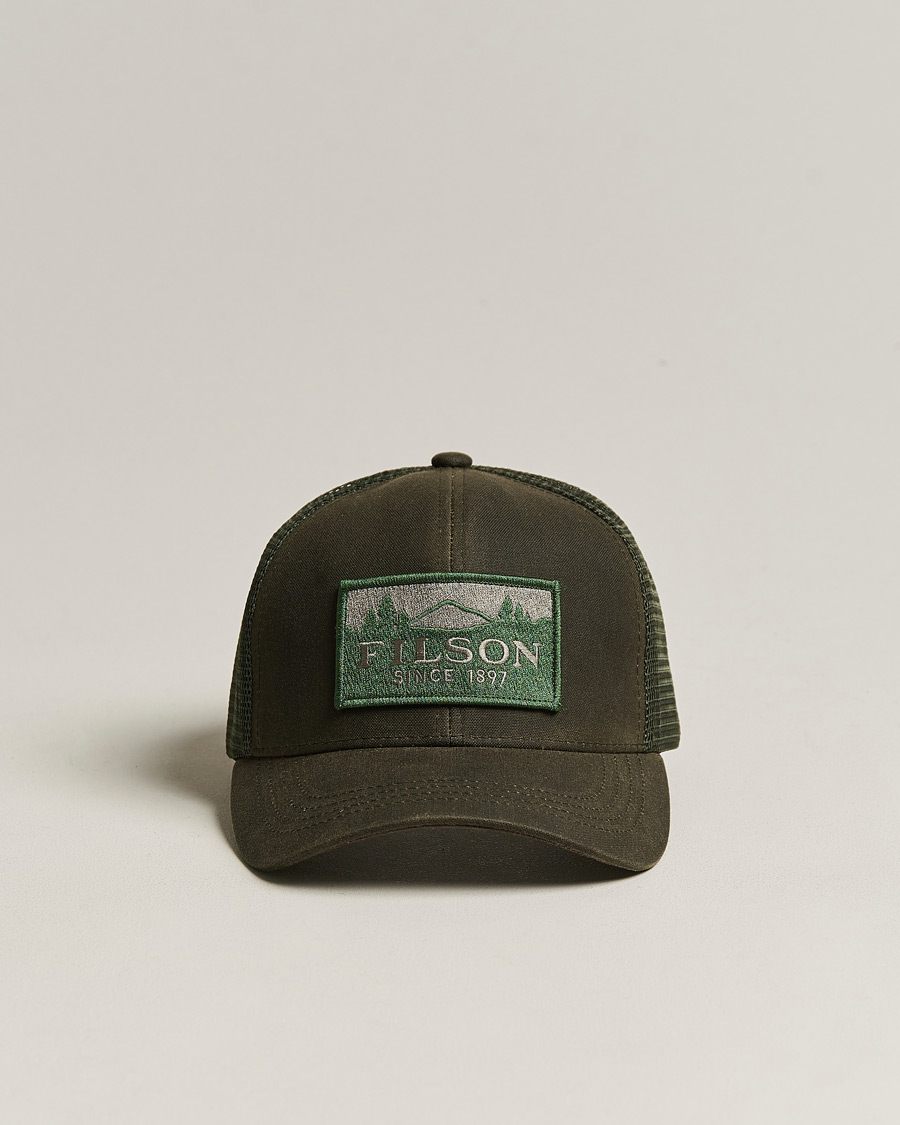 Herren | Filson Logger Mesh Cap Otter Green | Filson | Logger Mesh Cap Otter Green