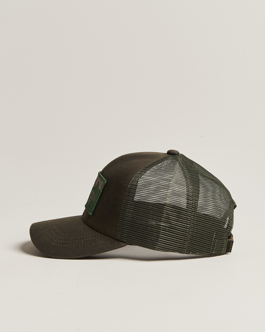 Herren | Filson Logger Mesh Cap Otter Green | Filson | Logger Mesh Cap Otter Green