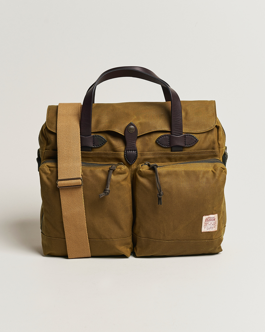 Herren | Filson 24-Hour Tin Briefcase Dark Tan | Filson | 24-Hour Tin Briefcase Dark Tan