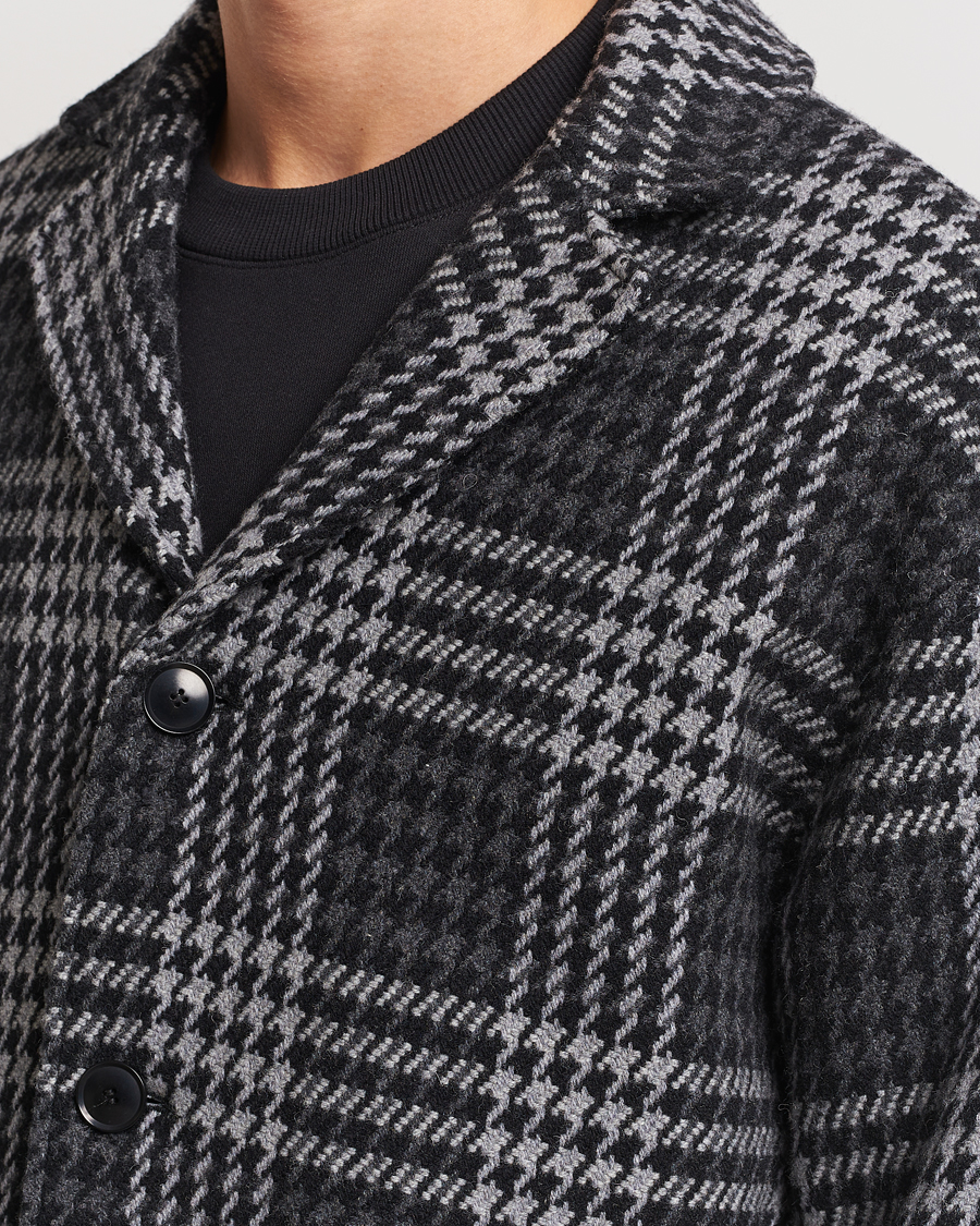 Herren | Jacken | Samsøe Samsøe | Samsøe & Samsøe Stefano Checked Coat Black
