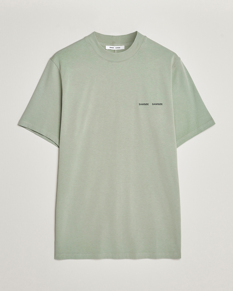 Herren | T-Shirts | Samsøe Samsøe | Samsøe & Samsøe Norsbro Crew Neck T-Shirt Iceberg Green