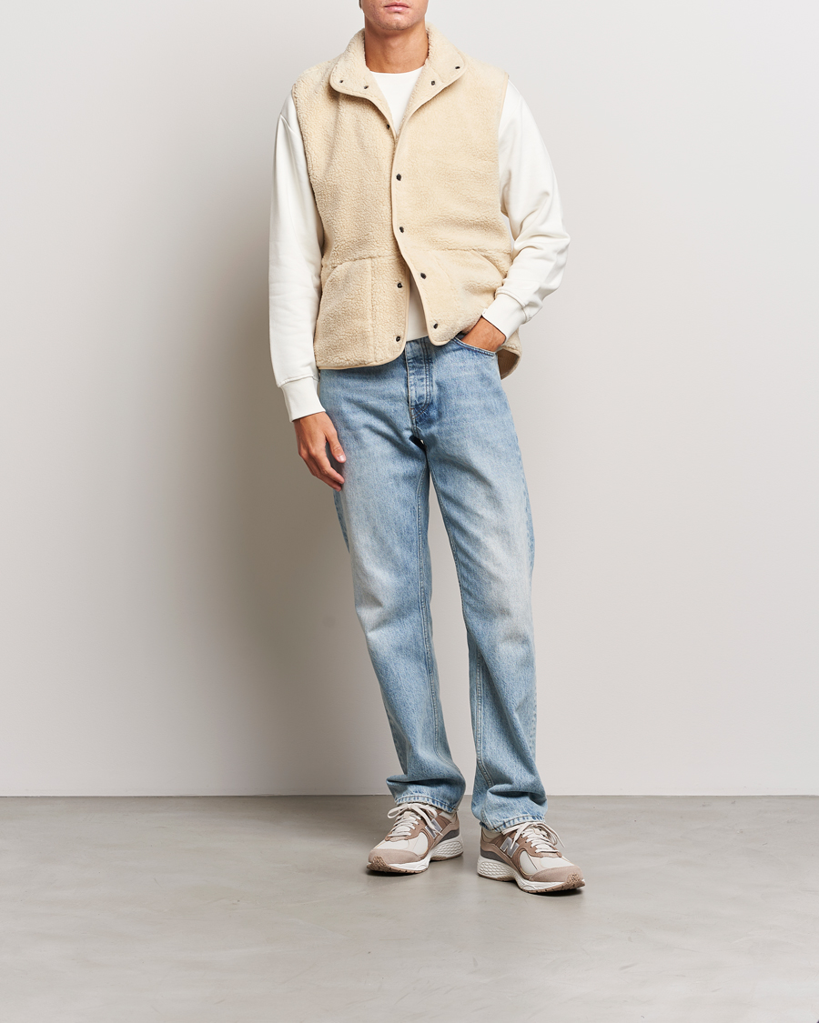 Herren | Pullover | Samsøe Samsøe | Carlo Fleece Vest Brown Rice