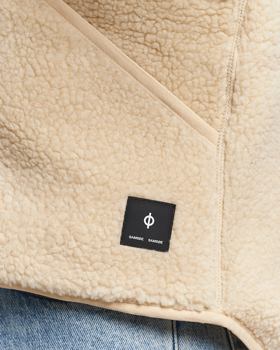 Herren | Pullover | Samsøe Samsøe | Carlo Fleece Vest Brown Rice