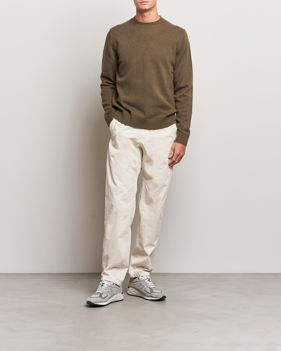Herren | Pullover | Samsøe Samsøe | Samsøe & Samsøe Syllie Wool Crew Neck Crocodile