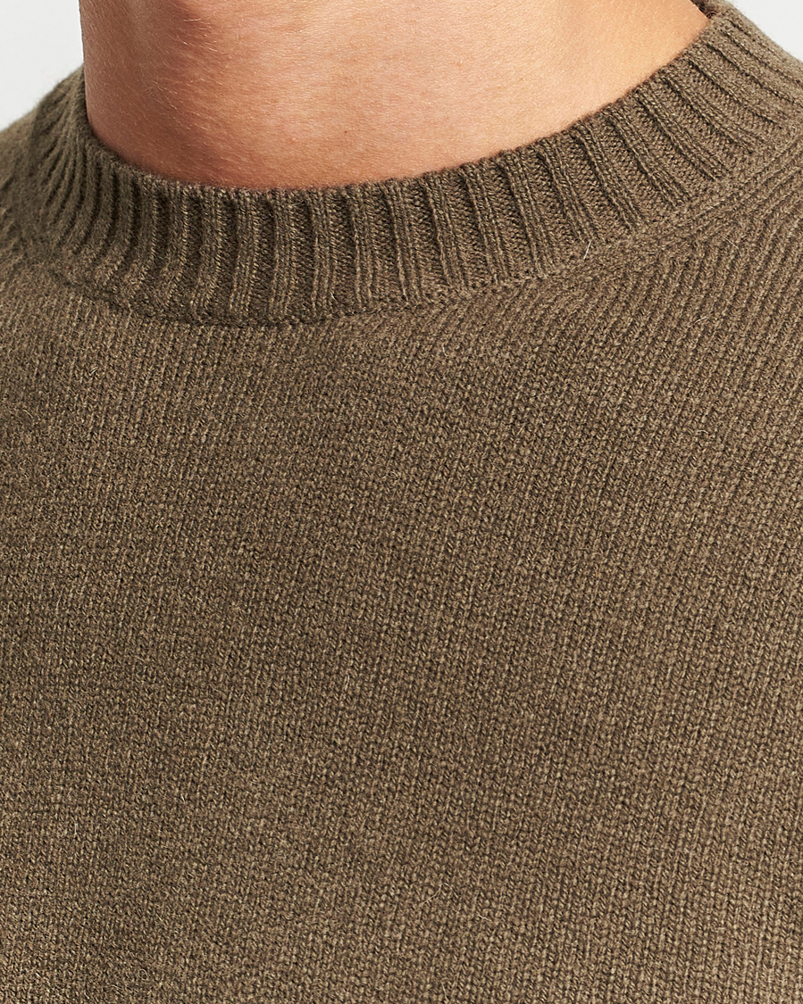 Herren | Pullover | Samsøe Samsøe | Samsøe & Samsøe Syllie Wool Crew Neck Crocodile