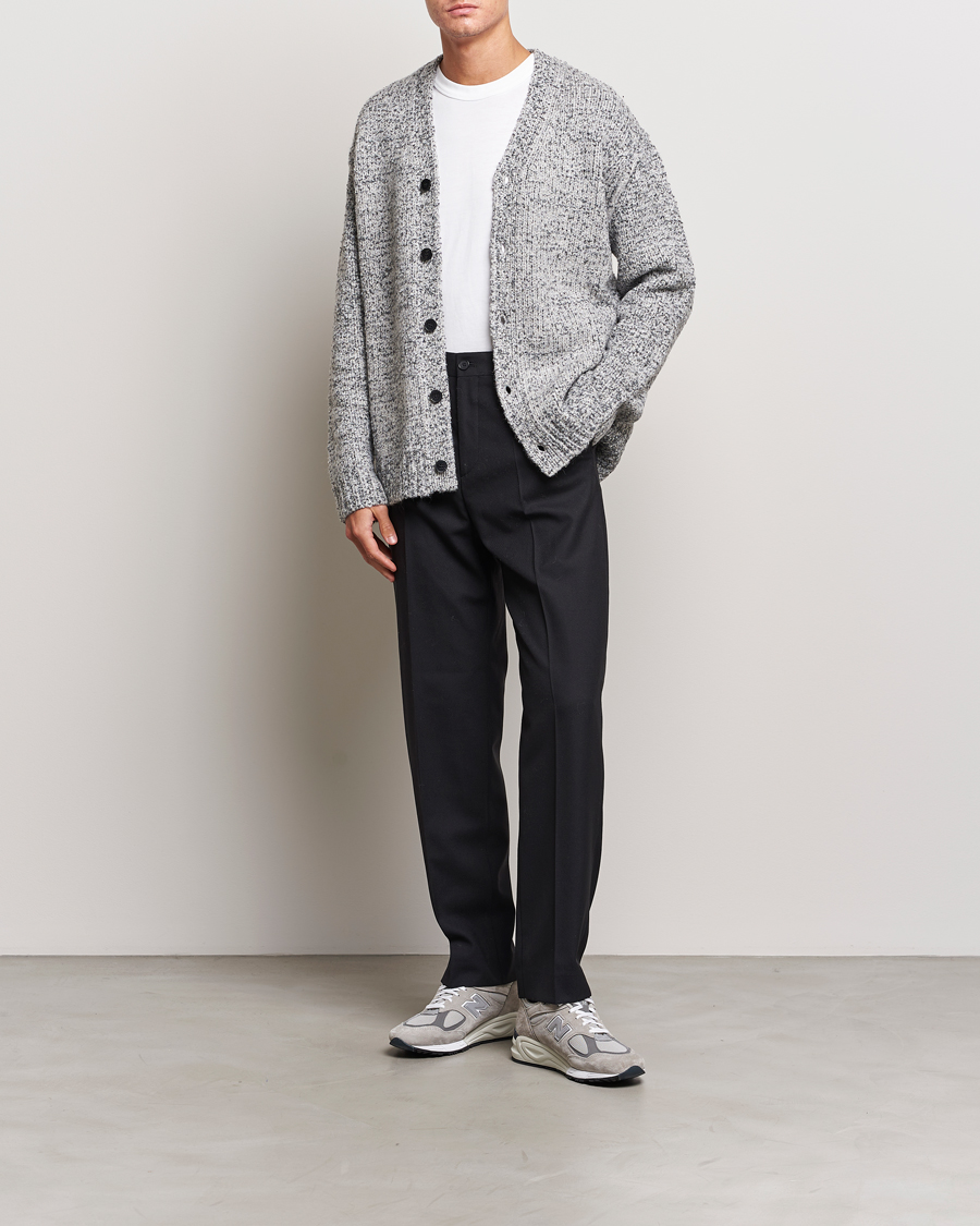 Herren | Pullover | Samsøe Samsøe | Samsøe & Samsøe Max Knitted Cardigan Grey Melange