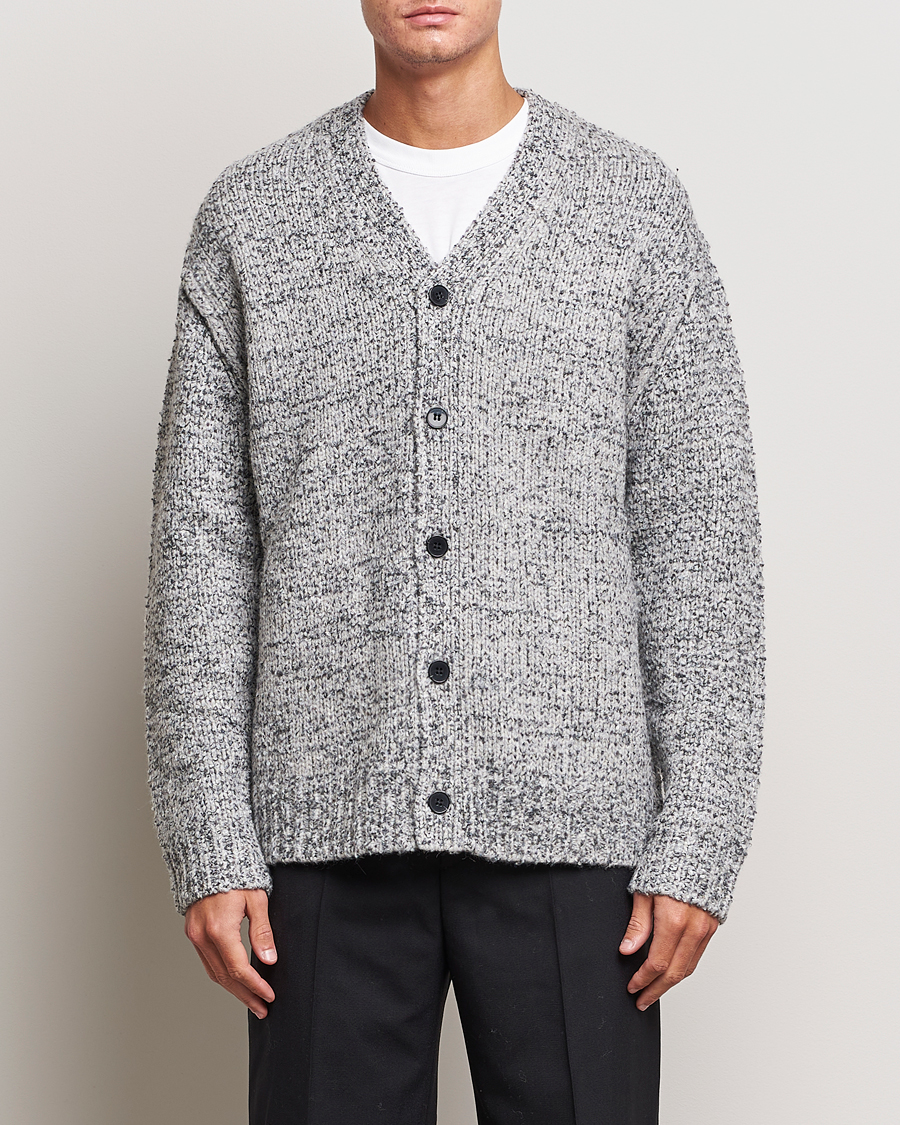 Herren | Pullover | Samsøe Samsøe | Samsøe & Samsøe Max Knitted Cardigan Grey Melange