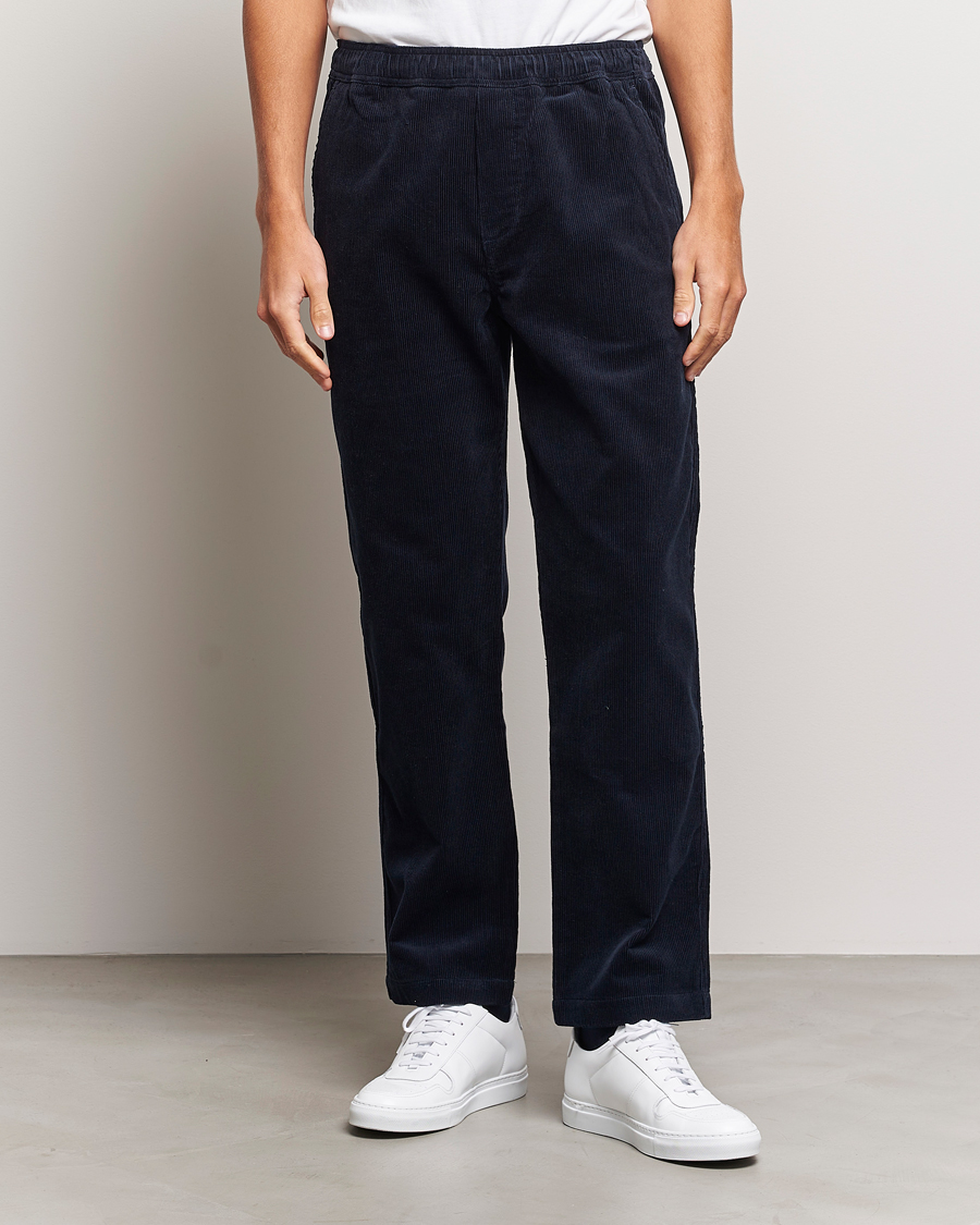 Herren | Hosen | Samsøe Samsøe | Samsøe & Samsøe Jabari Corduroy Trousers Salute Navy