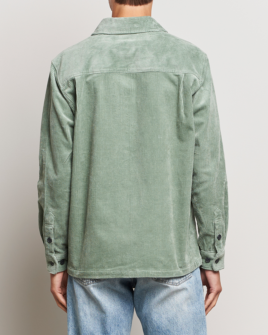 Herren | Hemden | Samsøe Samsøe | Samsøe & Samsøe Damon Corduroy Overshirt Iceberg Green