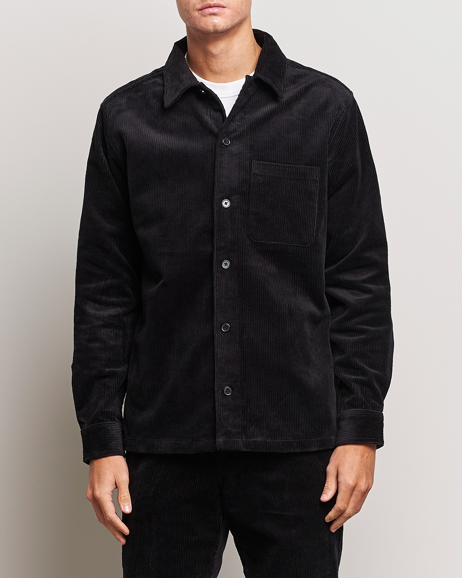 Herren | Hemden | Samsøe Samsøe | Samsøe & Samsøe Damon Corduroy Overshirt Black