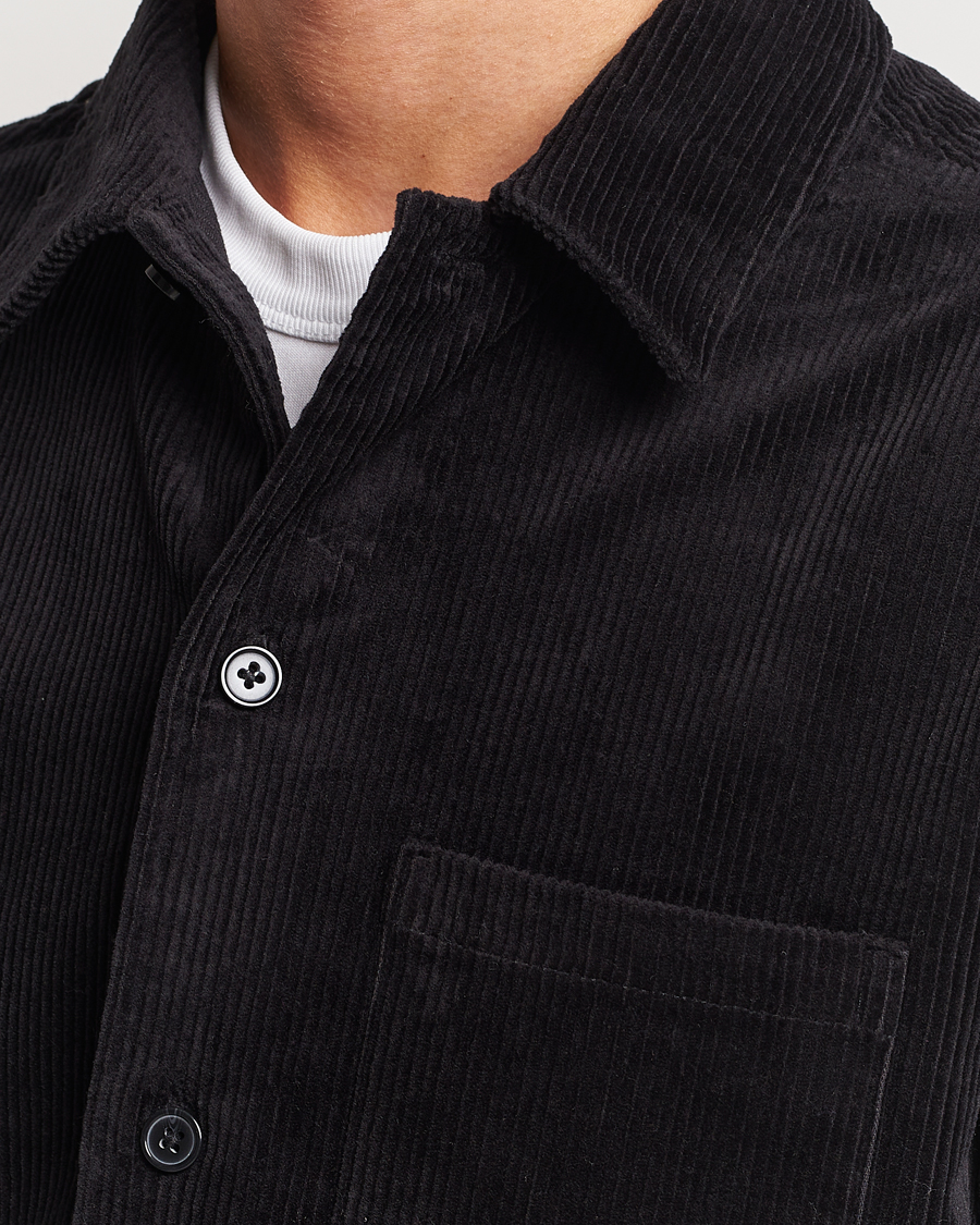 Herren | Hemden | Samsøe Samsøe | Samsøe & Samsøe Damon Corduroy Overshirt Black