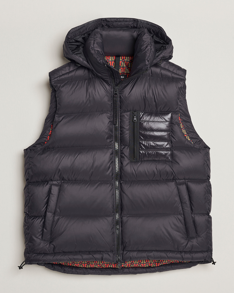 Herren | Jacken | J.Lindeberg | Duke Hoodded Down Vest Black