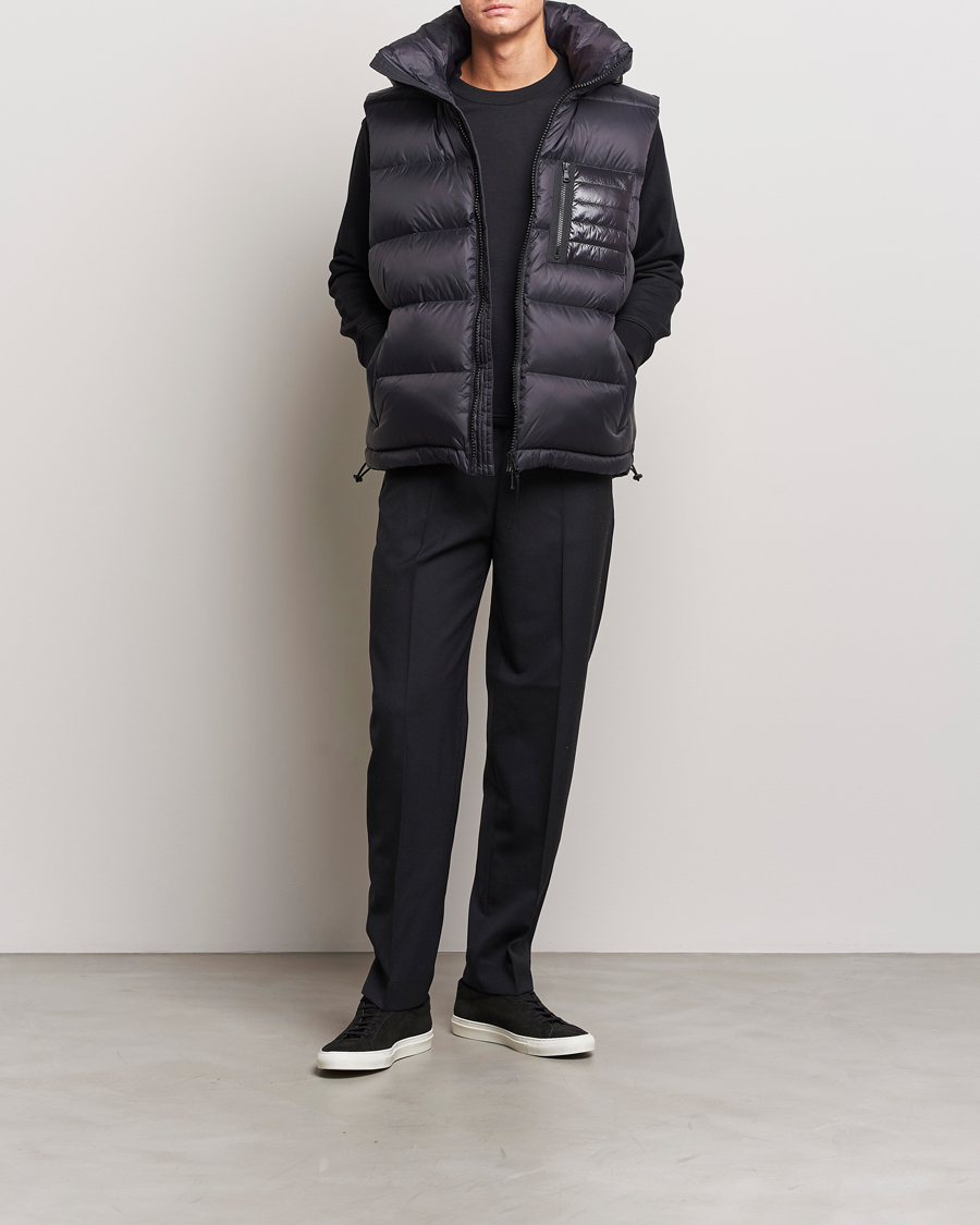 Herren | Jacken | J.Lindeberg | Duke Hoodded Down Vest Black