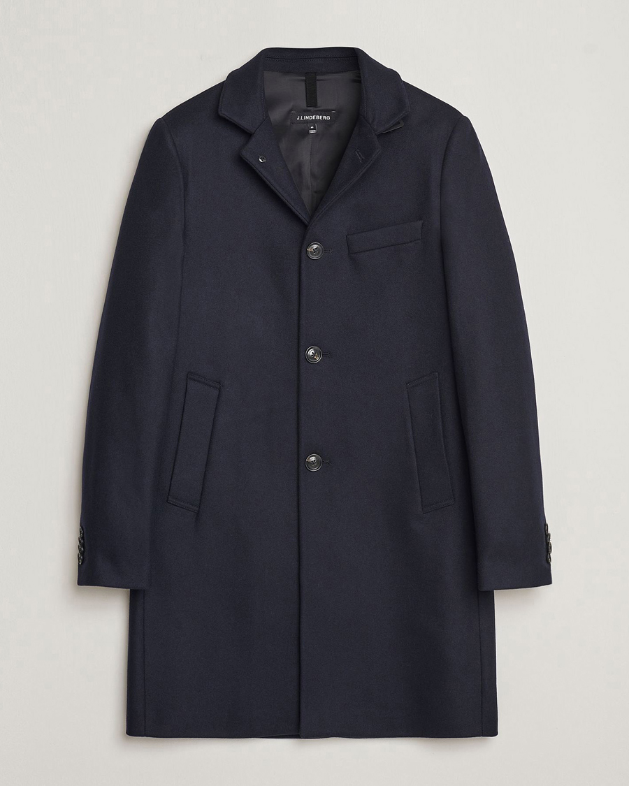 Herren | Jacken | J.Lindeberg | Holger Melton Coat Navy