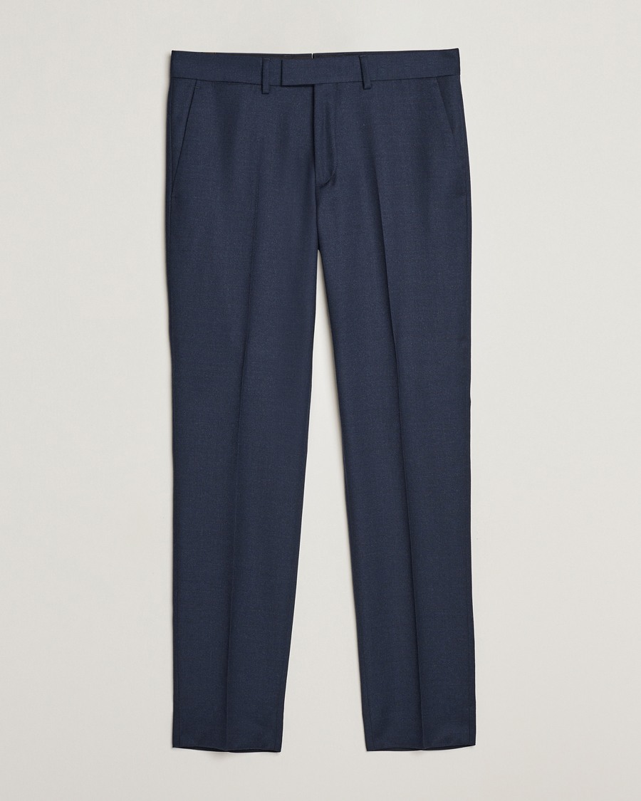 Herren | Hosen | J.Lindeberg | Grant Stretch Flannel Trousers Navy
