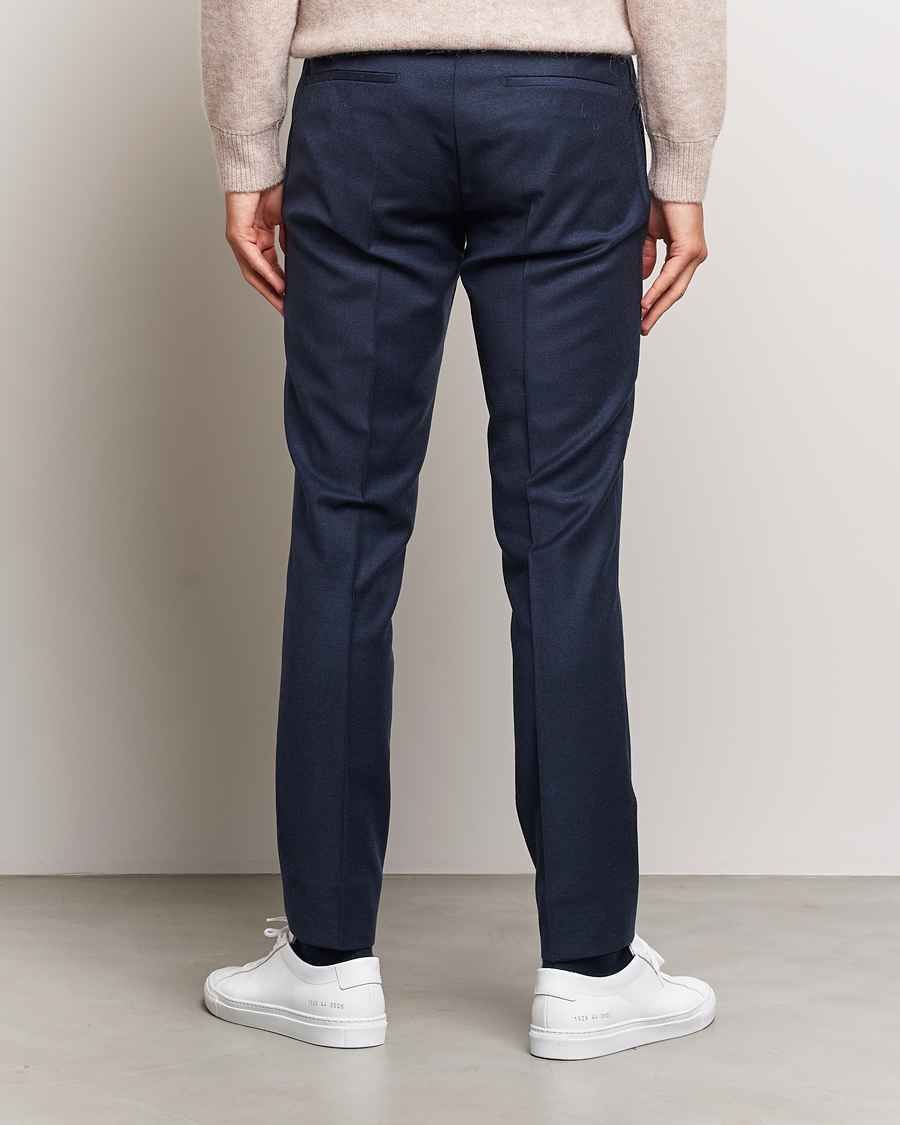 Herren | Hosen | J.Lindeberg | Grant Stretch Flannel Trousers Navy